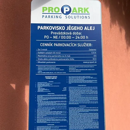 Jegeho - Tipos Arena Apartmán Bratislava